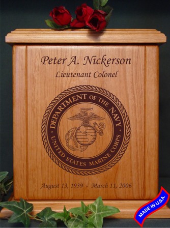 U.S. Marines Cremation Urn 
