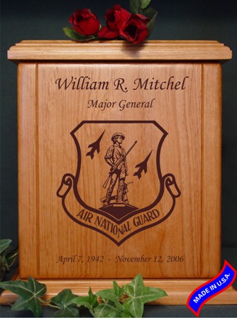 Air National Guard Engraved Cremation Urn 