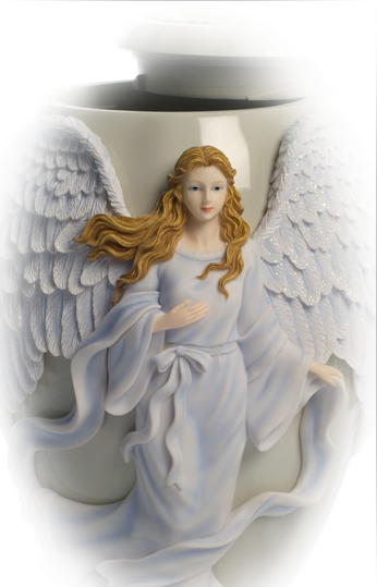 Ceramic Angel cremation Urns and vessels