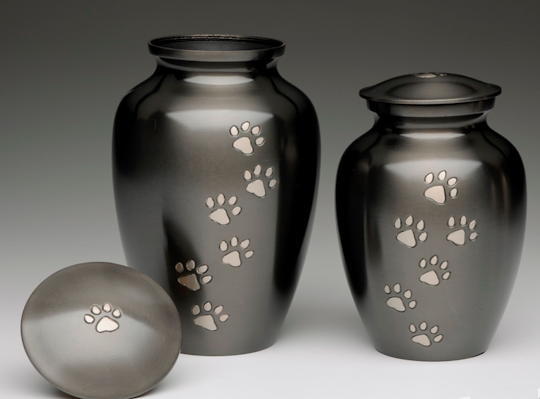 Paws to Heaven Brass Pet Urn