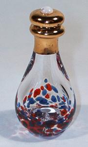 red and blue tear bottle
