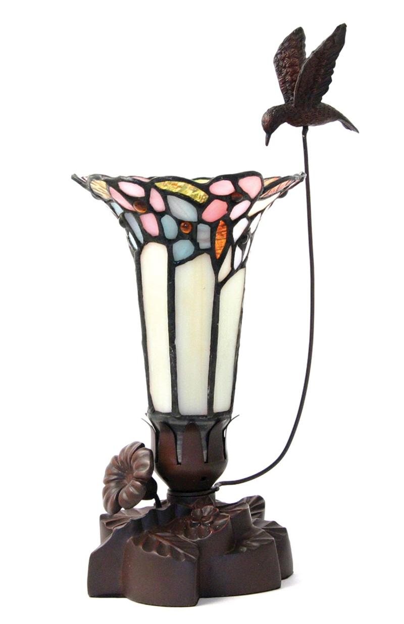 Stained Glass Tiffany Style Memorial Keepsake Urn Lamps
