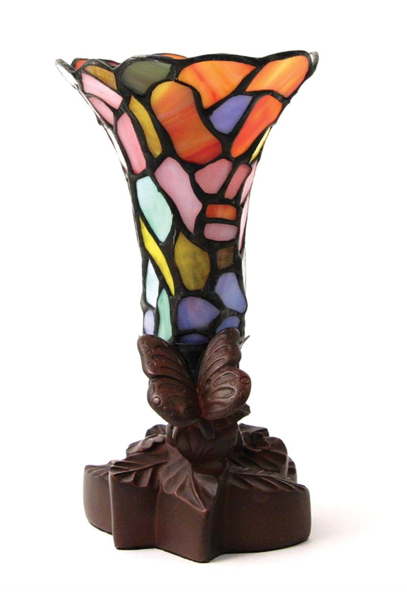 Stained Glass Tiffany Style Memorial Keepsake Urn Lamps
