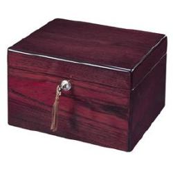 Cremation urn made from Rosewood Hall on select hardwoods and veneers.