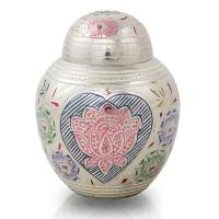 LOTUS BLOSSOM BRASS URN