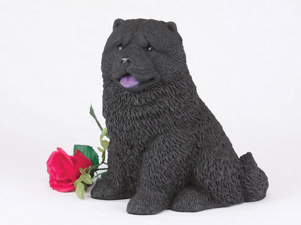 Chow, Black figurine urn