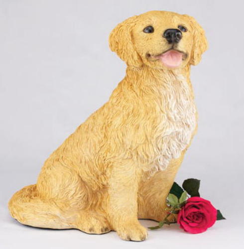 yellow lab dog urn