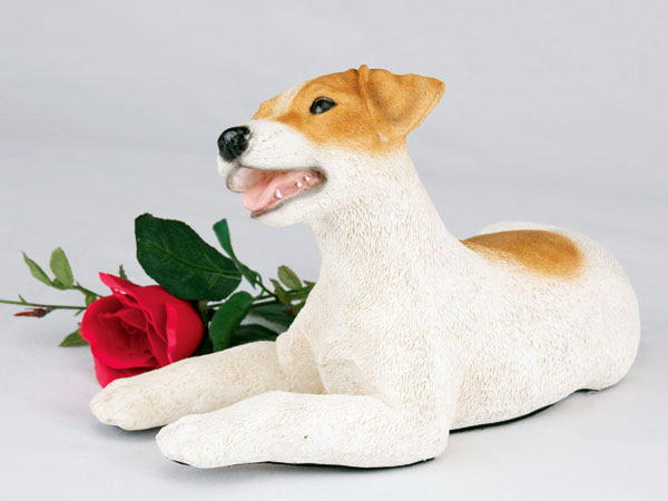  Jack Russell, Brown & White dog urn