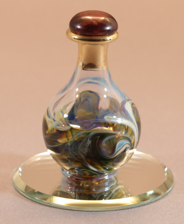  Olive Marble Tear Bottle