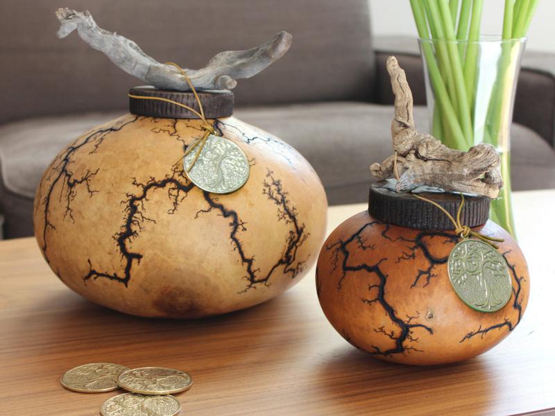 Gourd Biodegradable Urns.