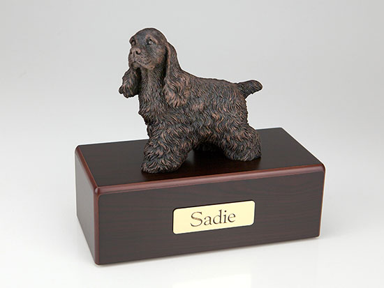 Bronze figurine pet urns