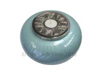 Blue candle cremation urn urn