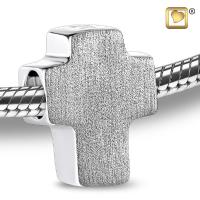 sterling silver  cross bead 