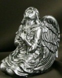 Pewter Finish Keepsake  Angel Urn