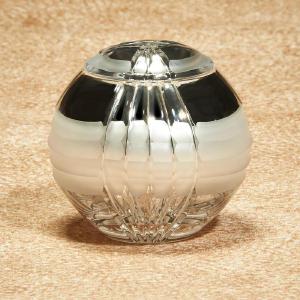 bohemian glass cremation urn