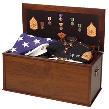 Military personal effects chest