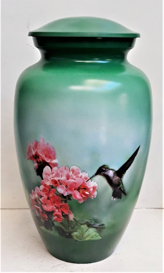 hummingbird cremation urn