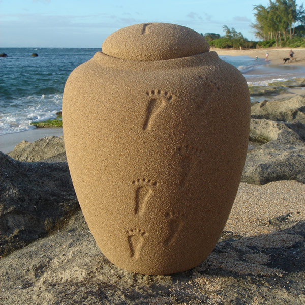 biodegradeable sand cremation urn