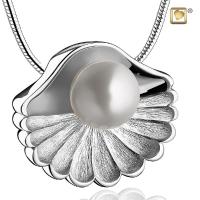 Sea Shell Pearl Cremation Pendant 