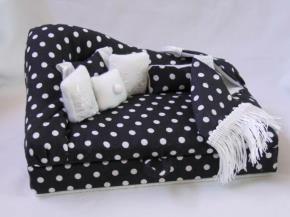 polka dot jewelry sofa box