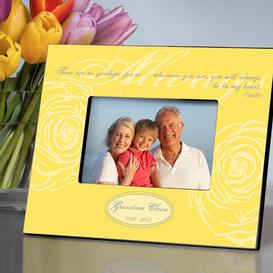 Personalized Yellow Always Memorial Picture Frame