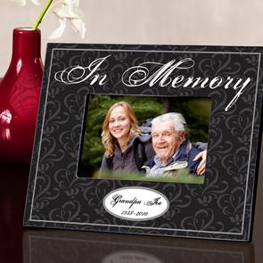 In Memory Black photo frame