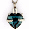 glass heart color TealGlass Heast Color Red