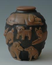 custom color ceramic dog cremation ur