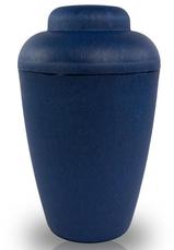 Blue bio urn