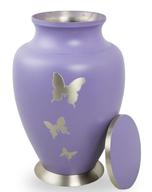 BUTTERFLY CREMATION URN IN PURPLE