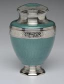 GREEN NICKEL CREMATION URN