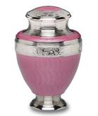 PINK NICKEL CREMATION URN