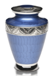 BLUE COLOR CREMATION URN