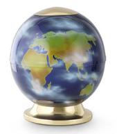 copper globe urn