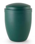 green steel urn