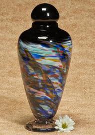 unique hand blown cremation urn