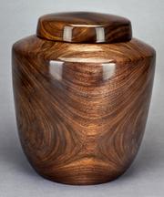 Black Walnut cremation urn