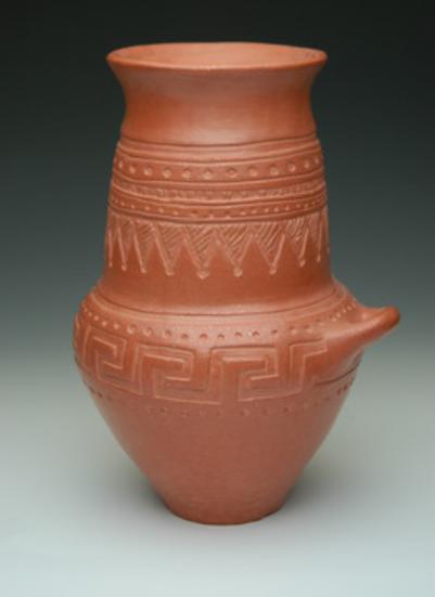 Carved Villanovan Urn