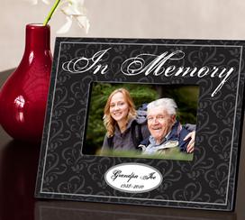 In Memory Black photo frame