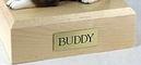 Maple wood pet urn box with name plate