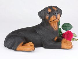 Rottweiler cremation urn