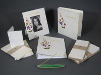 Floral Memorial Stationery Set