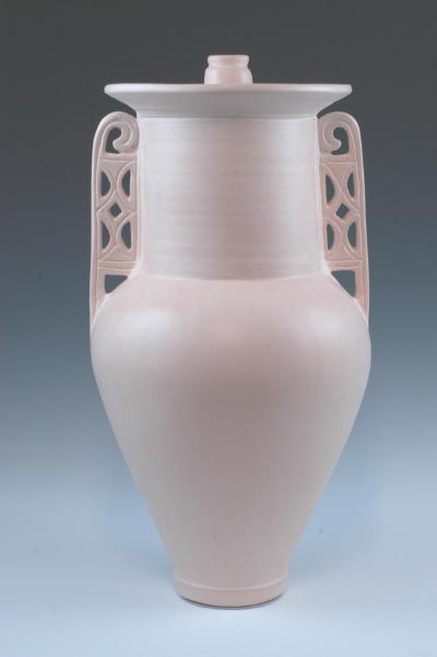 Greek Pithos White Urn