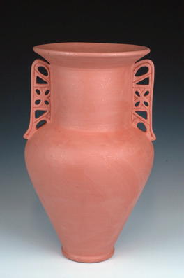 red greek urn
