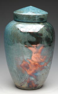 Imperial Raku Urn